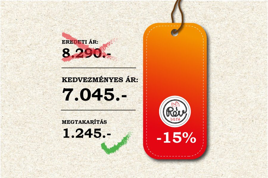 RÉV Kupon 9. - Sajtburger & Hagymakarika